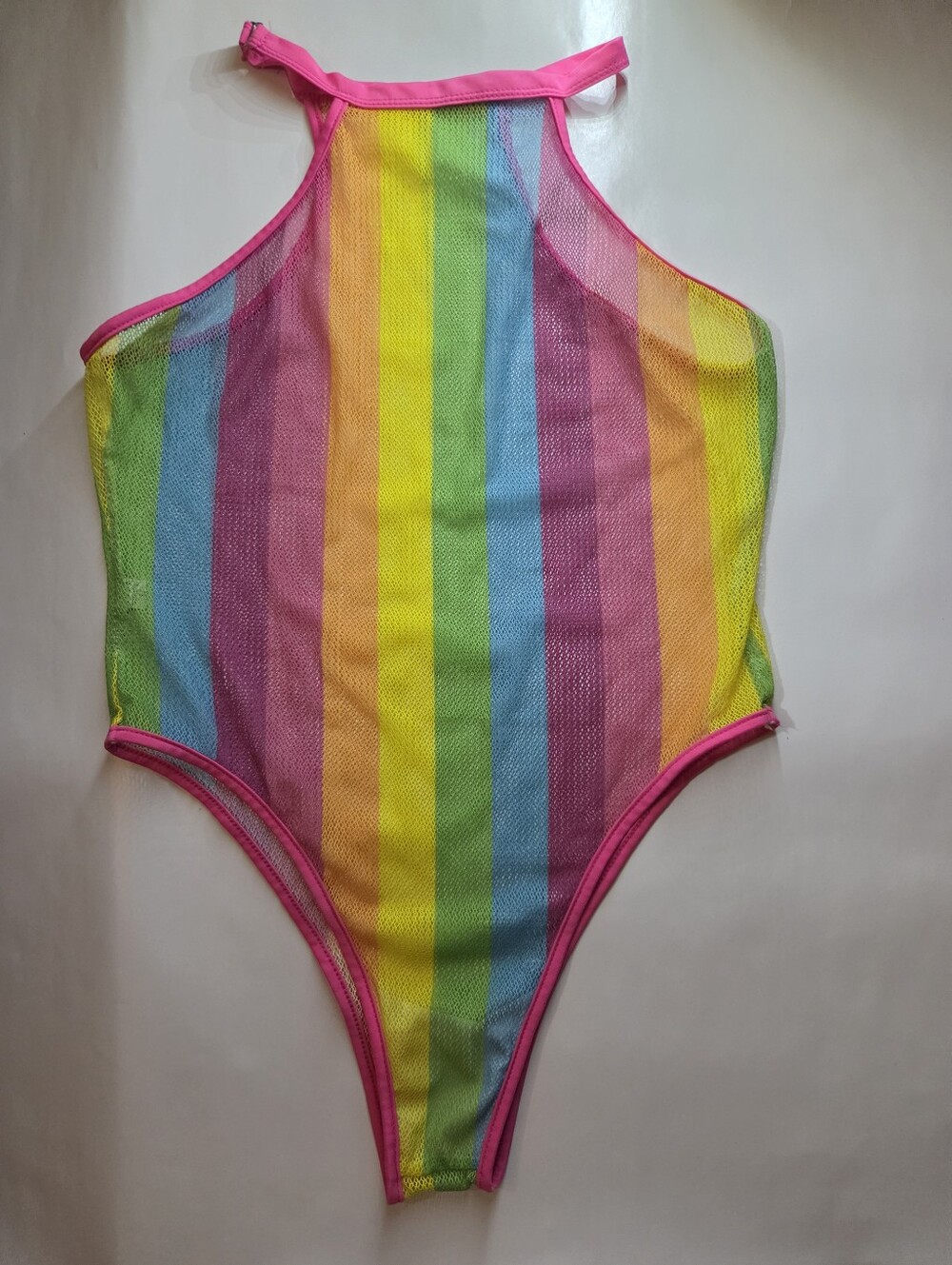 Sheer Rainbow Bodysuit